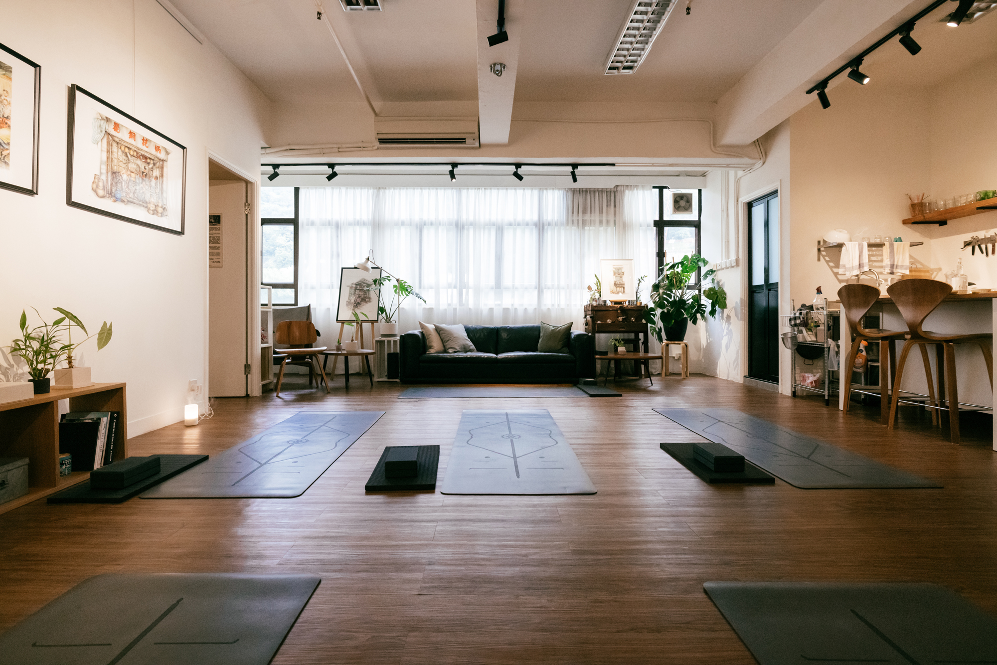 Yoga class at workshop ten, Kennedy Town, Hong Kong | Photo Studio & Multipurpose Space